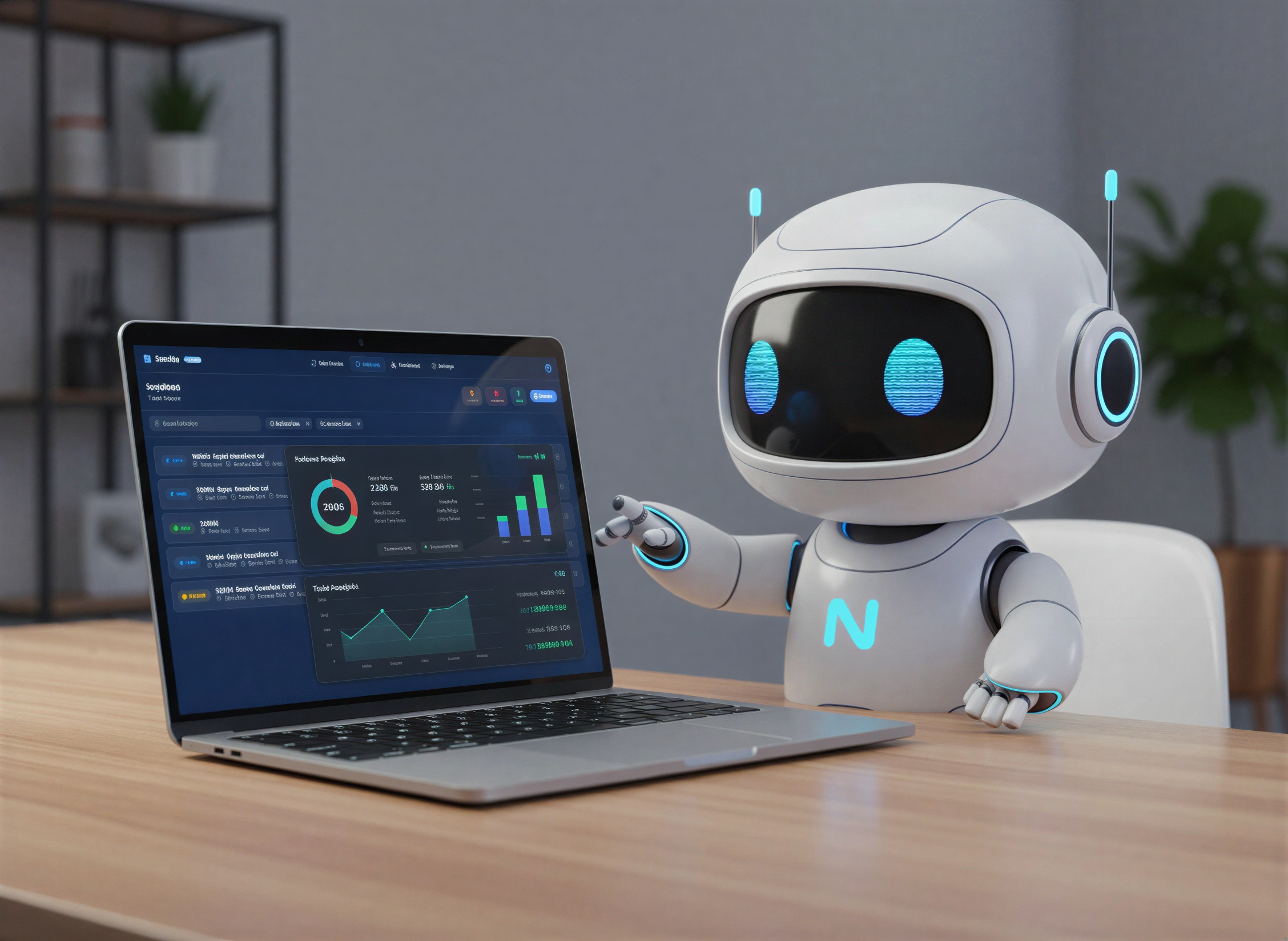 Invoize — client dashboard with analytics and charts