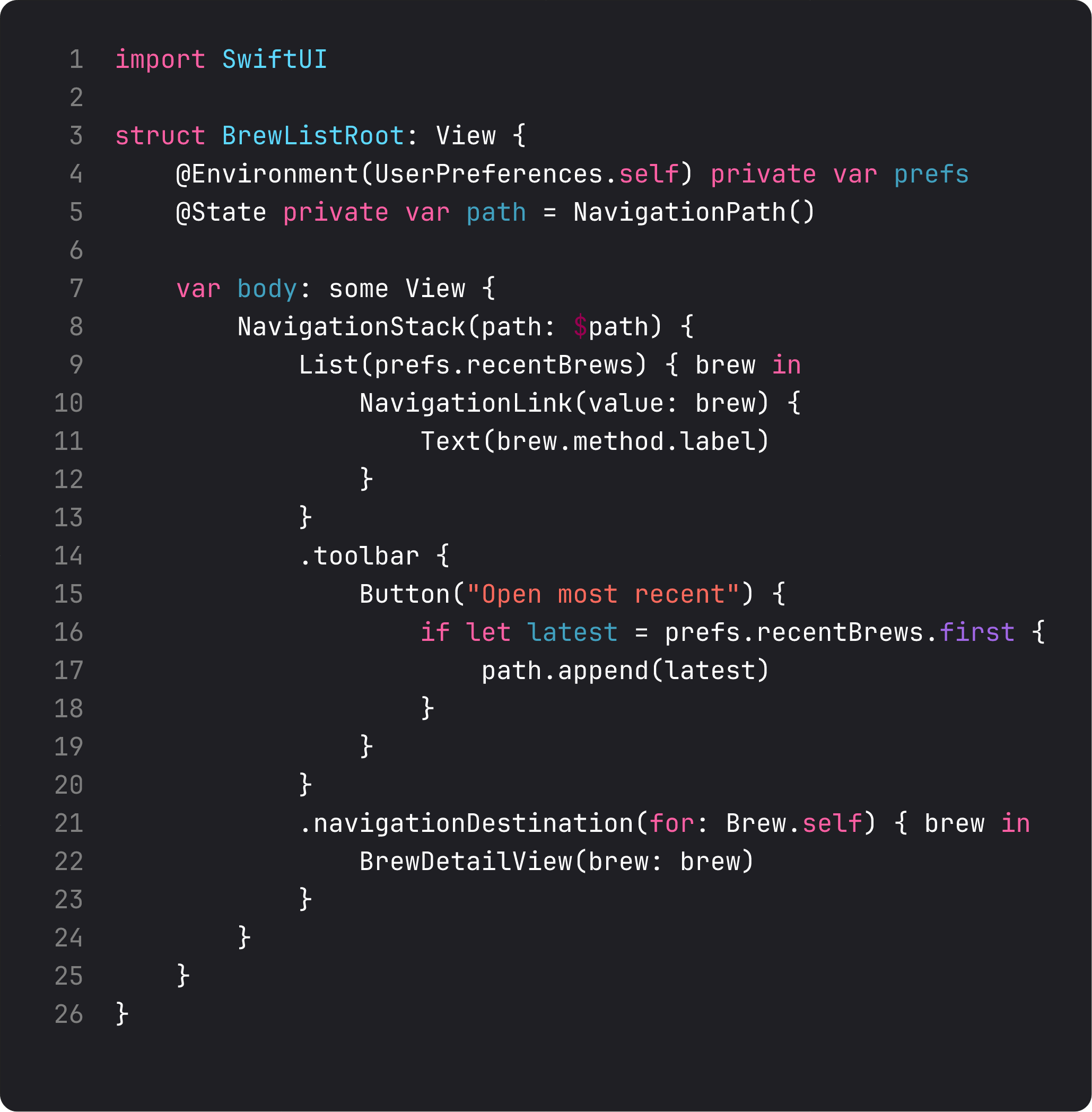 NavigationStack with @State path and programmatic append