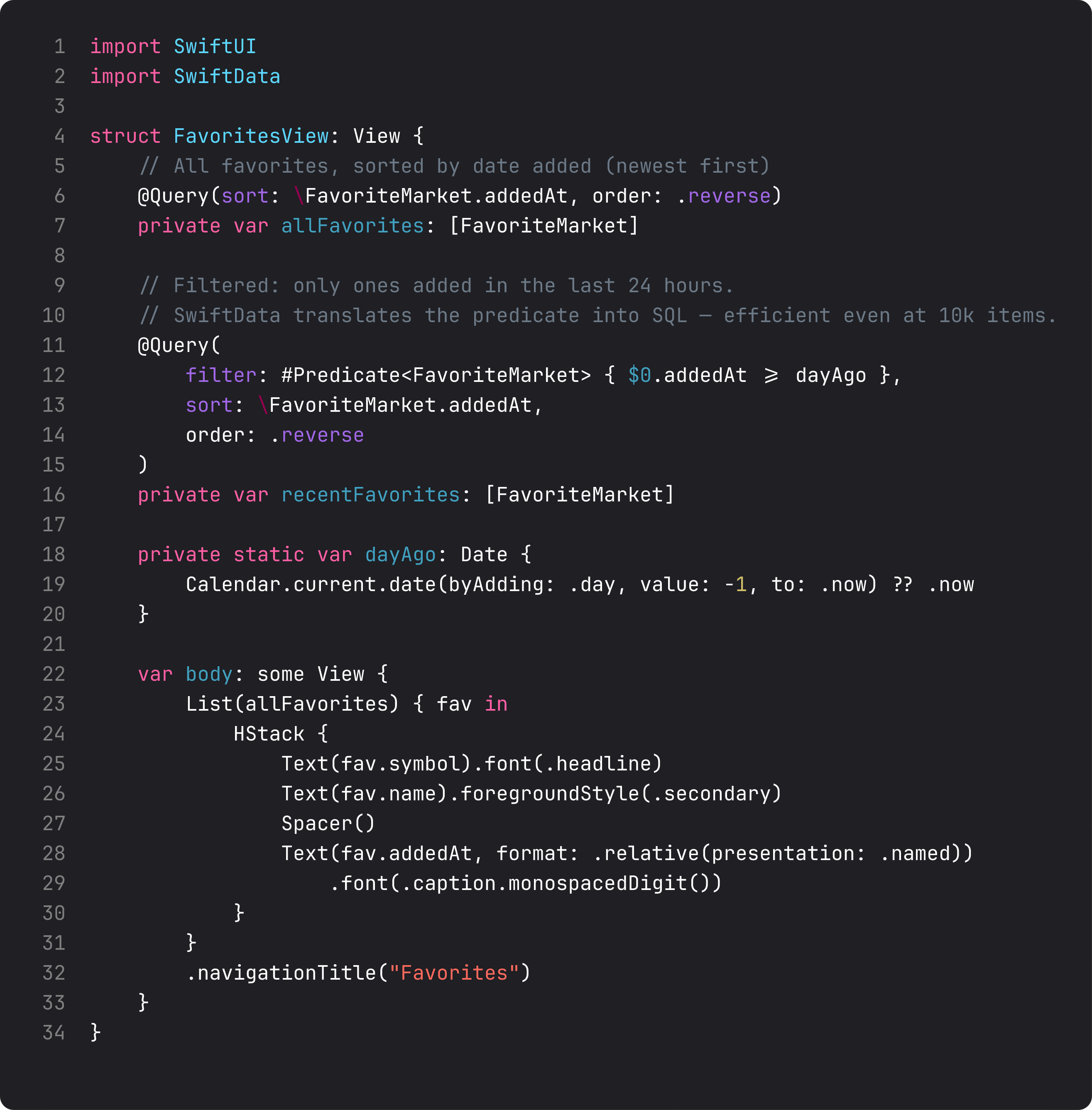 @Query with sort descriptor and #Predicate filter